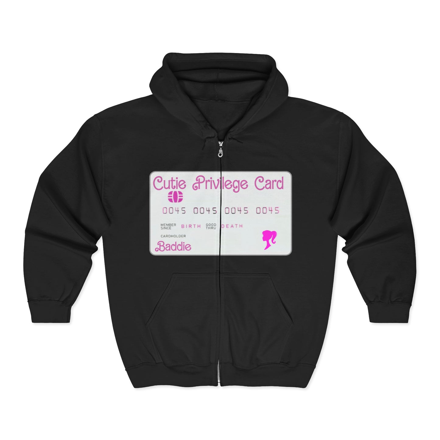 LADIES CUTIE PRIVILEGE CARD(ZIP-UP HOODIE)